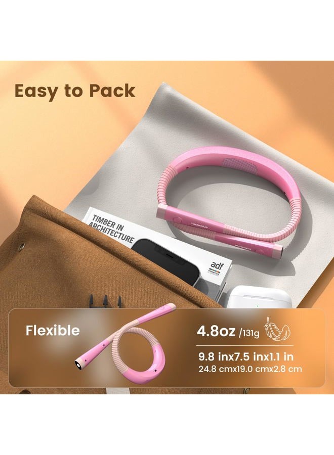 Glocusent Upgraded LED Neck Reading Light, Book Light for Reading in Bed, 30-min Timer, 3 Colors & 3 Brightness Adjustable, Rechargeable & Long Lasting, Perfect for Reading, Knitting & Repairing - Image 5