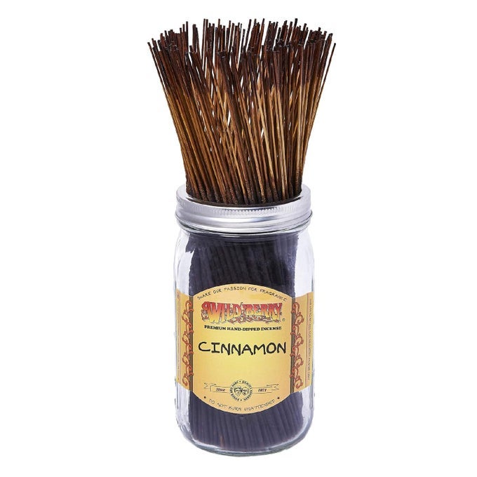 INCENSE STICKS CINNAMON SPICY AND WARM CINNAMON SCENT HAND DIPPED IN THE USA 100 COUNT