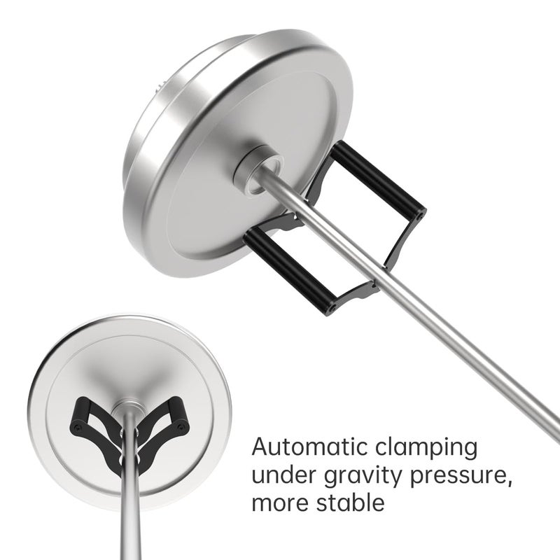 AimiDream V Bar Landmine Handle Attachment for Barbell Bar, Solid Multi-Grip Landmine Handle Attachment with Non-Slip Rubber Handle, Fits Olympic Bars Strength Training Bars,Black - Image 3