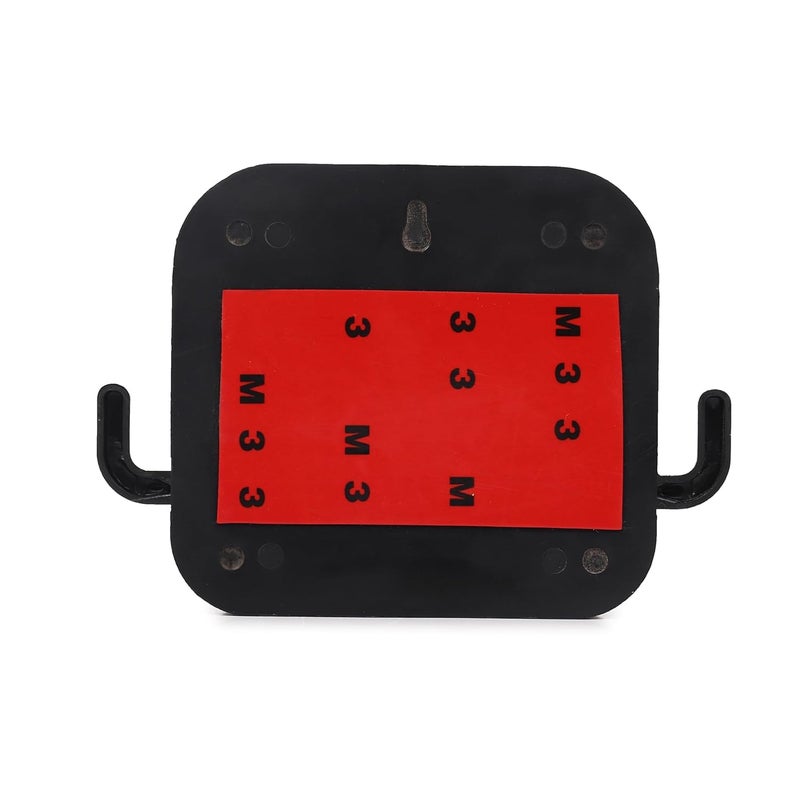 WALLVIEW TECH Wall Mounted Mobile Stand Storage Case for Remote, Multi Purpose Stand with Hole for Phone Charging (Black) - Pack of 4 - Image 5