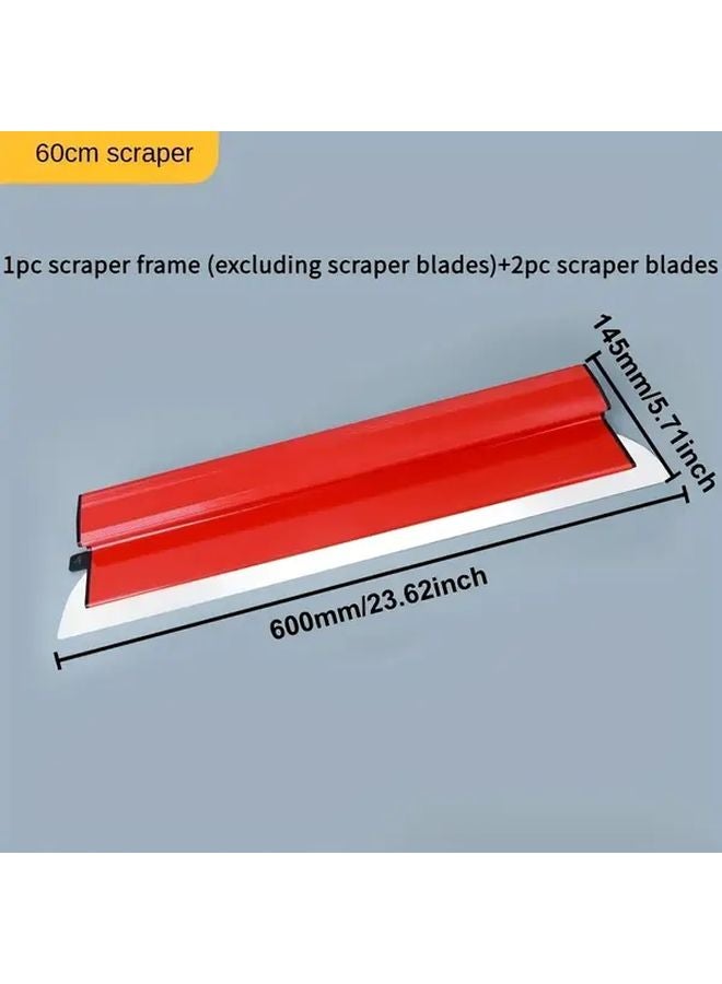 Professional Putty Knife 23 62 Inch Scraper with 2 Stainless Steel Blades - Image 1