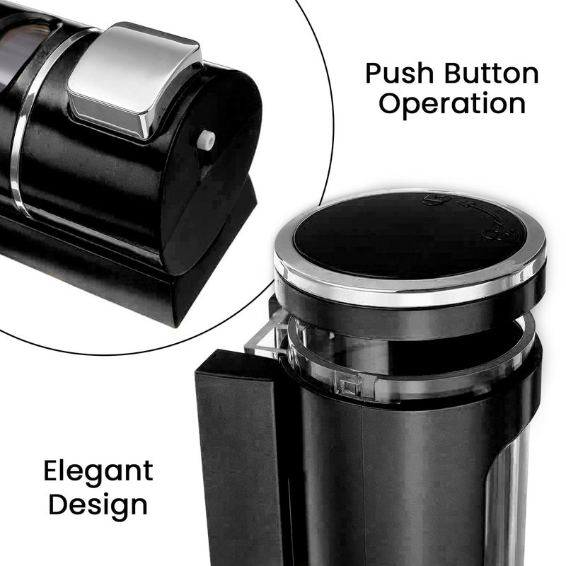 Zureni Zureni Liquid Soap Dispenser Refillable Multipurpose Bathroom Accessories Hand & Dishwasher Sanitizer Lotion Pump Bottle for Home Kitchen Wash Basin (Black, Pack of 1) - Image 5