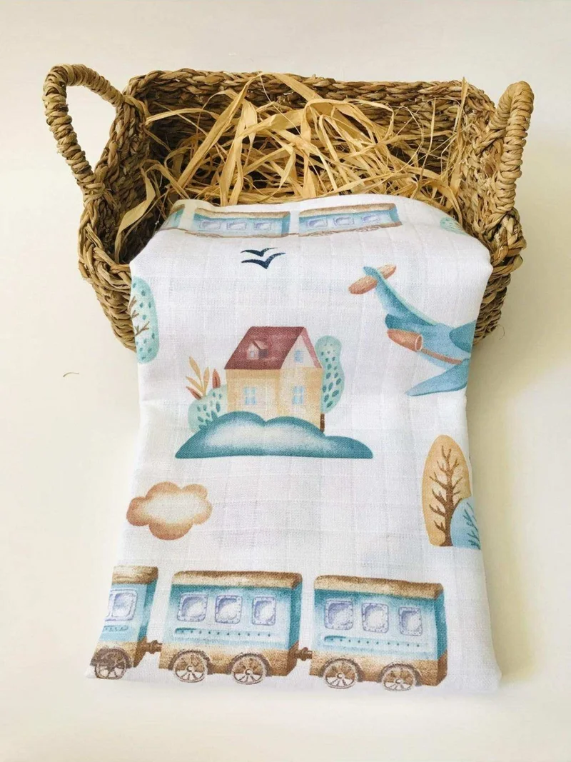 juniperus 3 Pieces 75X75 Multi-Purpose Muslin Cloth Cover Blanket