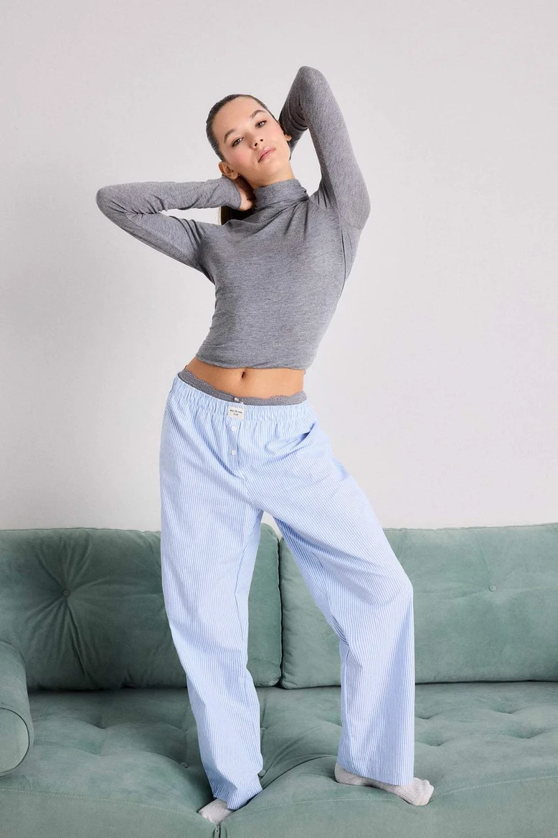 ديفاكتو Basic Long Sleeve Knitted Tops