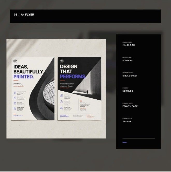 Premium A4 Glossy Flyers(100pcs) | Professional Full-Color Printing | Fast 48-Hour Delivery - Image 1