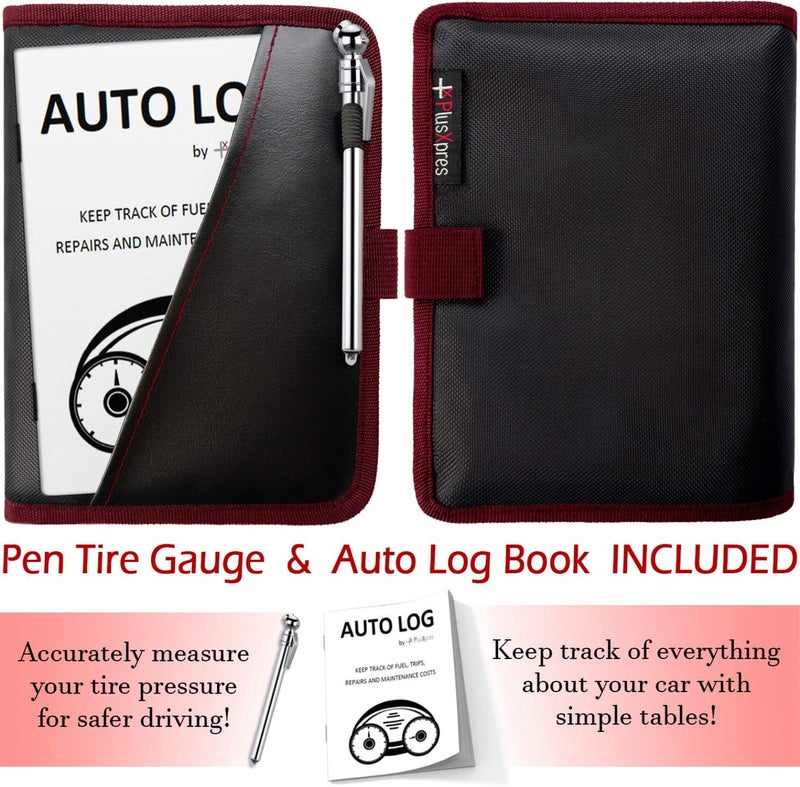 PlusXpres Glove Box Console Organizer Red - Image 2