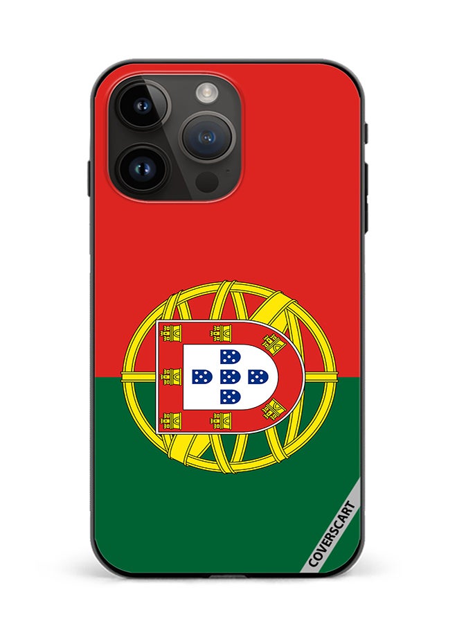 COVERSCART Protective Case Cover For Apple iPhone 15 Pro Max Portugal Flag Design Multicolour - Image 1