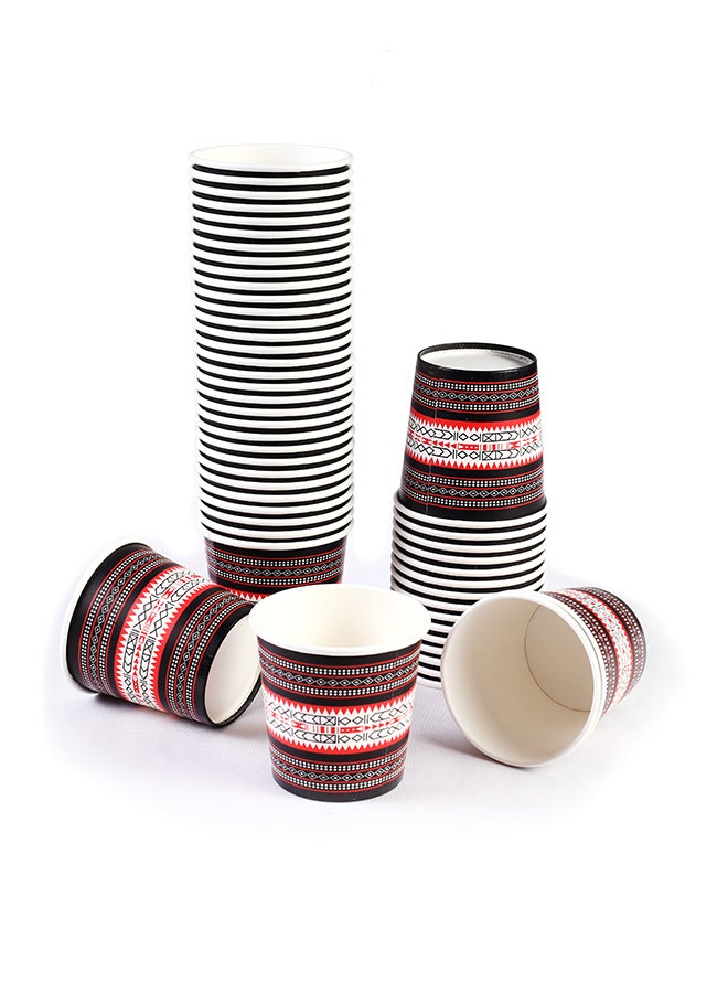 HOME CHOICE 4 Oz, 50-Pieces, 118 ml Capacity Paper Cup, Disposable Paper Cups, Party Cups  - Image 1