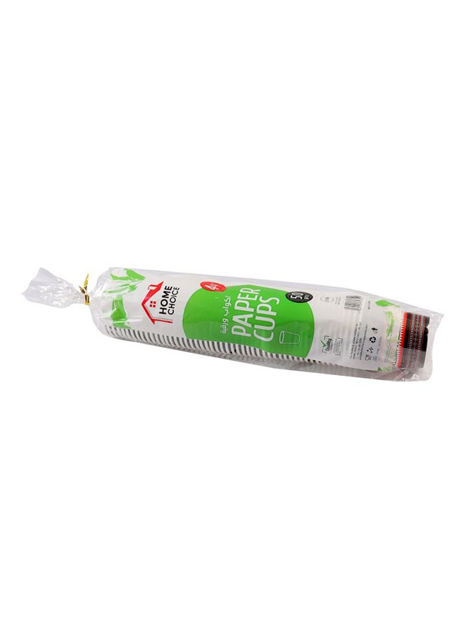 HOME CHOICE 4 Oz, 50-Pieces, 118 ml Capacity Paper Cup, Disposable Paper Cups, Party Cups  - Image 2