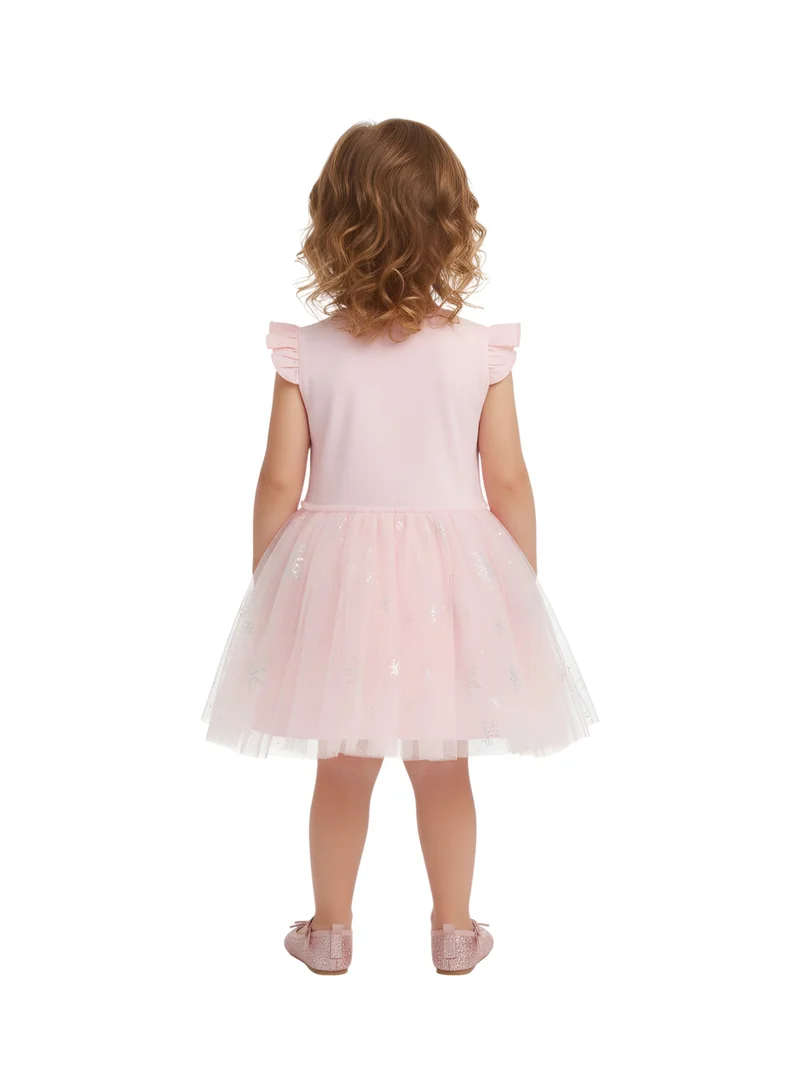 Bidani  Elsa and Anna Pink Frost Dress for Women | Best Price UAE