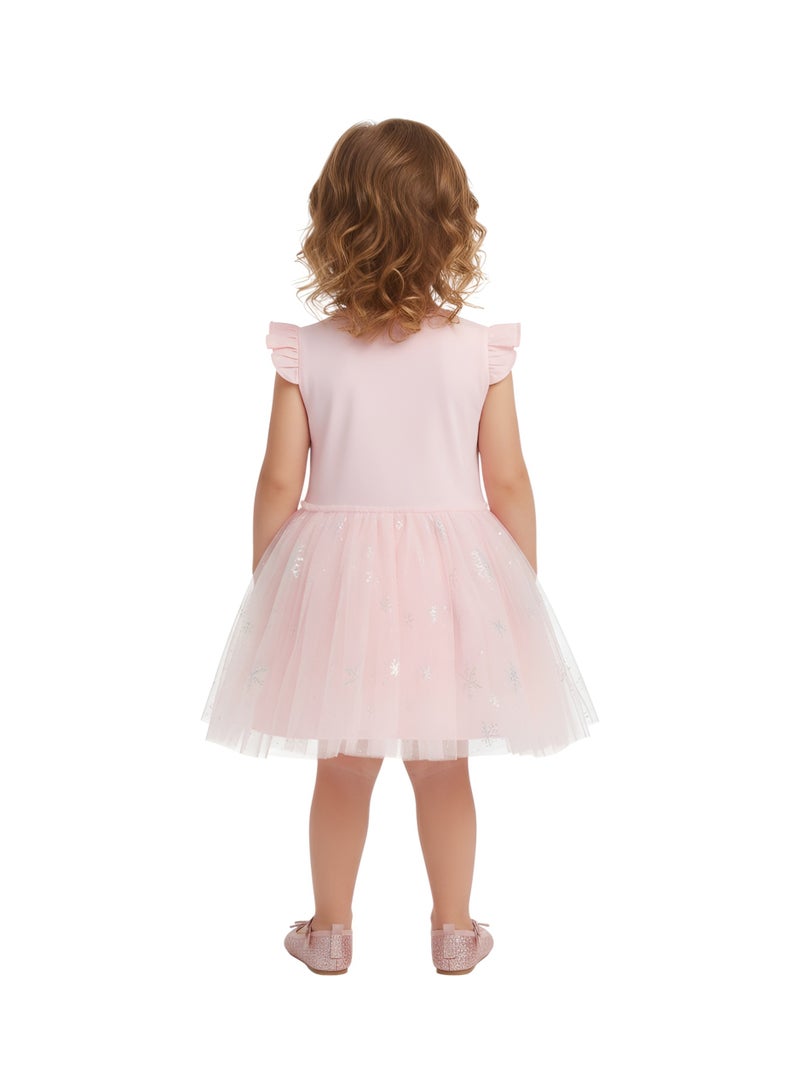 Bidani Elsa and Anna Pink Frost Dress - Image 3