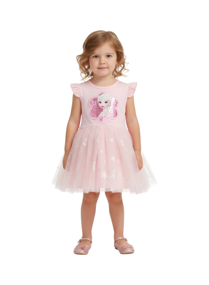 Bidani Elsa and Anna Pink Frost Dress - Image 1