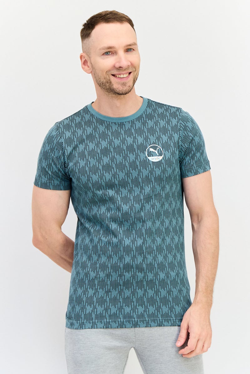 PUMA Men Sportswear Fit Short Sleeve Outdoor T-Shirt, Multicolor - Image 1