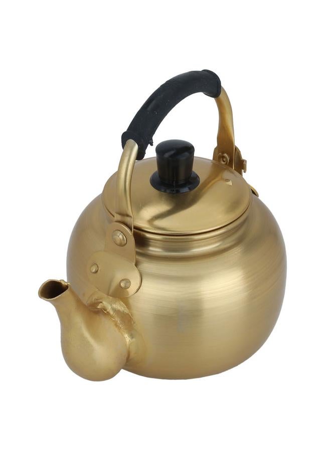 السيف  إبريق نحاسي كوري سعة 2 لتر ذهبي - Image 2