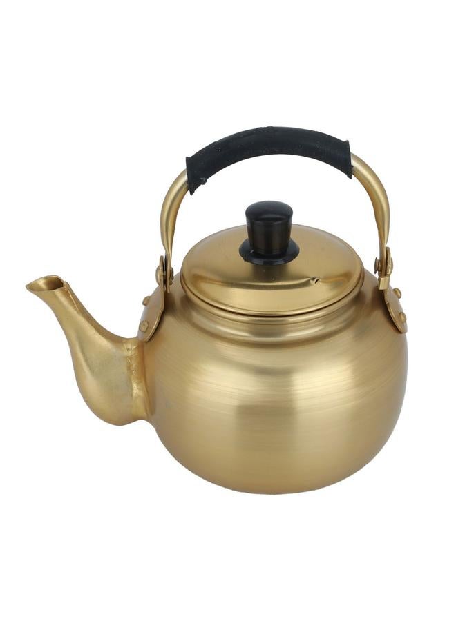 السيف  إبريق نحاسي كوري سعة 2 لتر ذهبي - Image 1