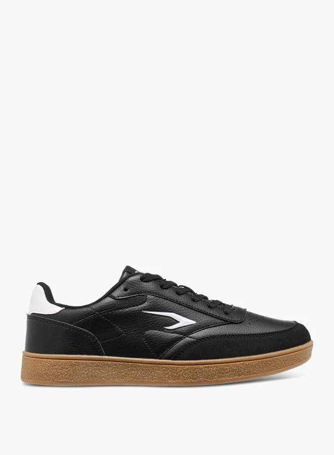 Dash Women Panelled Sneakers with Lace-Up Closure