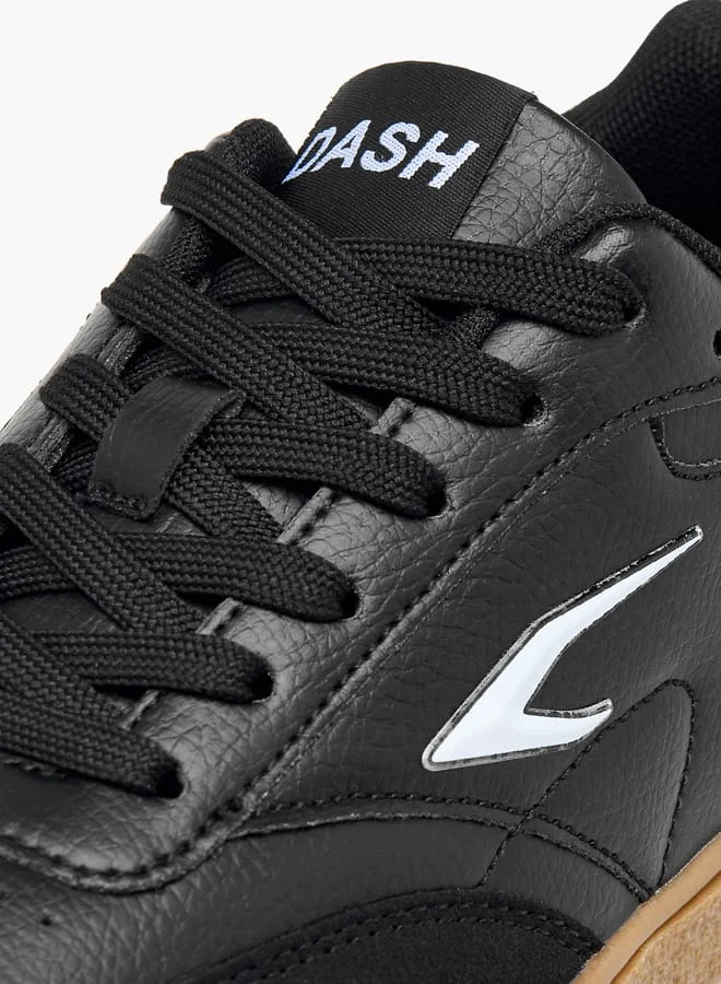 Dash Women Panelled Sneakers with Lace-Up Closure