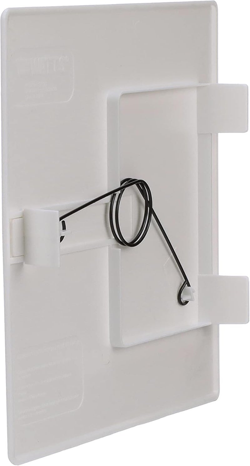 واتس APU15 Spring Fit Drywall Access Panel for Plumbing, Wiring, and Cables, 14 inch x 14 inch, White - Image 4