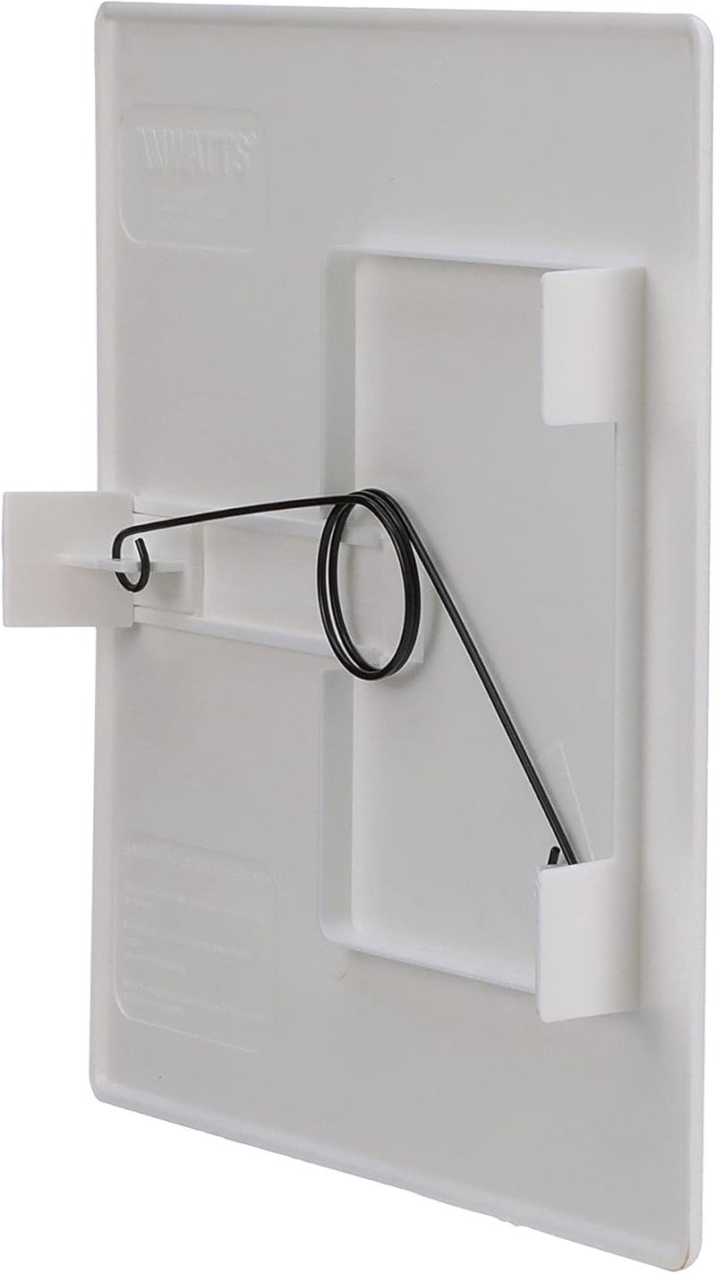 واتس APU15 Spring Fit Drywall Access Panel for Plumbing, Wiring, and Cables, 14 inch x 14 inch, White - Image 5