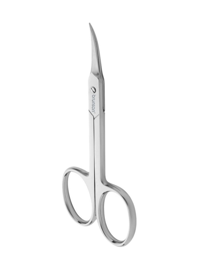 brunson Stainless Steel Point Cuticle Scissor curved cuticle & nail scissor for manicure pedicure for professional finger & toe nail care BSCS12 - Image 1