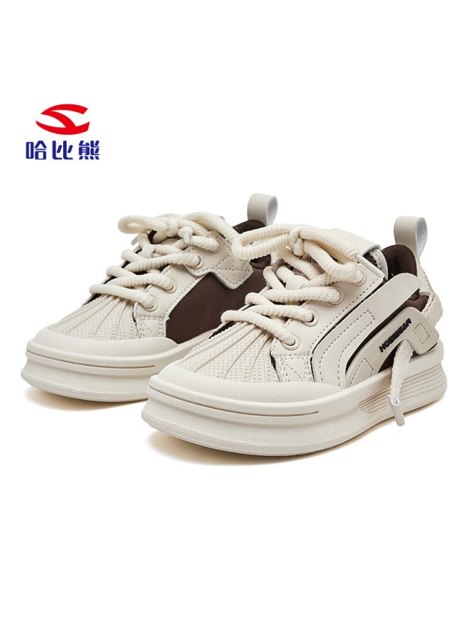 Habib Bear Leather Men's Shoes Spring And Autumn Sneaker Shell Head Shoes Shoes Girls Casual Shoes A Generation Of Hair