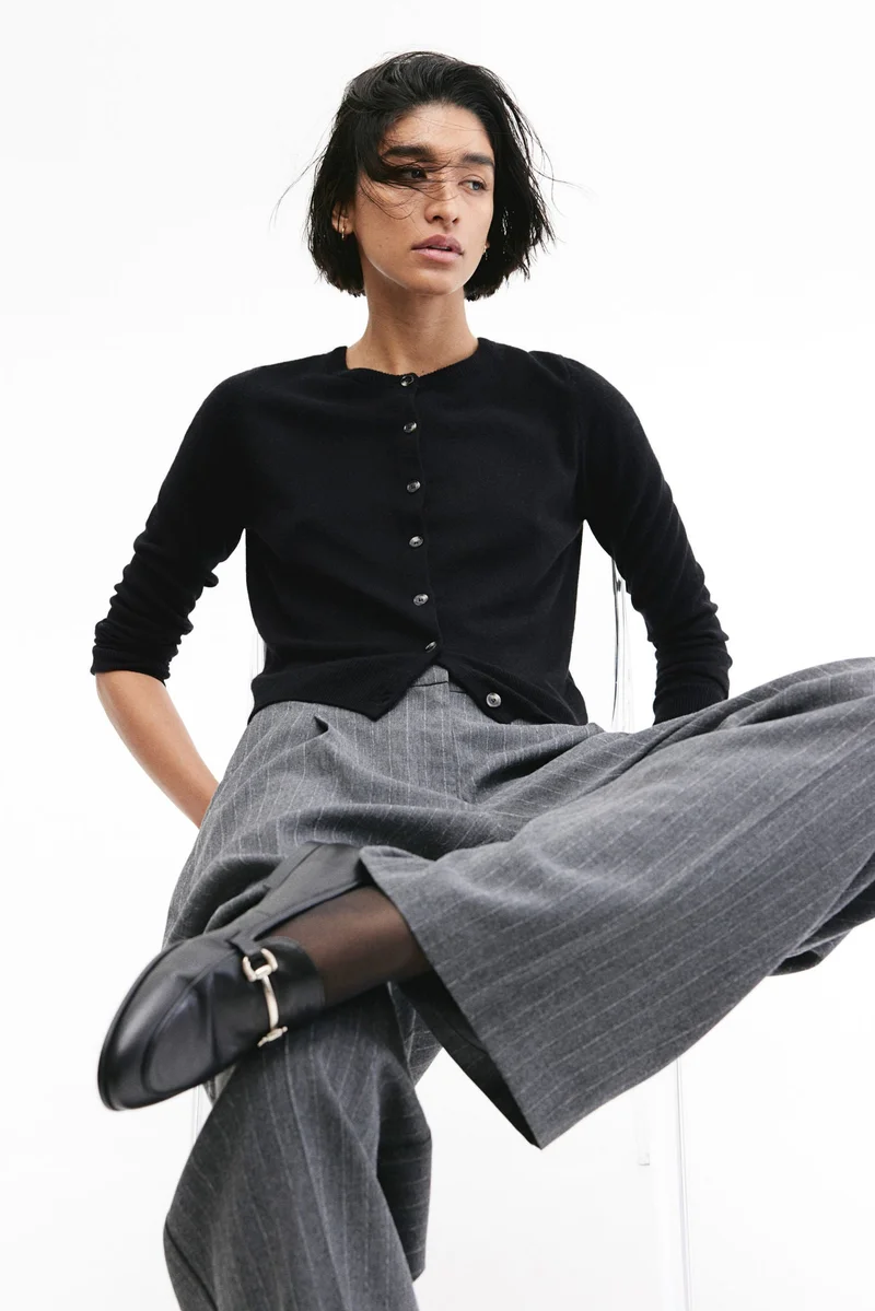 H&M Fine-Knit Cashmere Cardigan