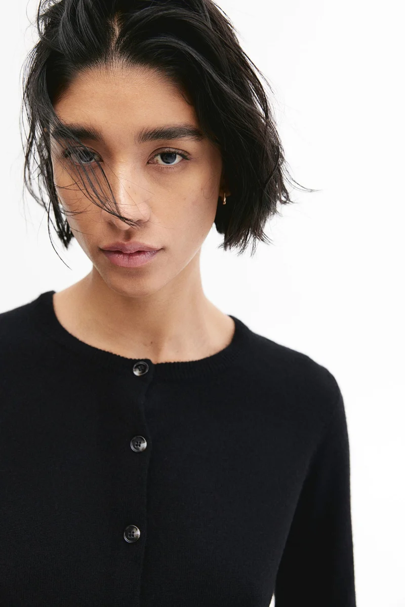 H&M Fine-Knit Cashmere Cardigan