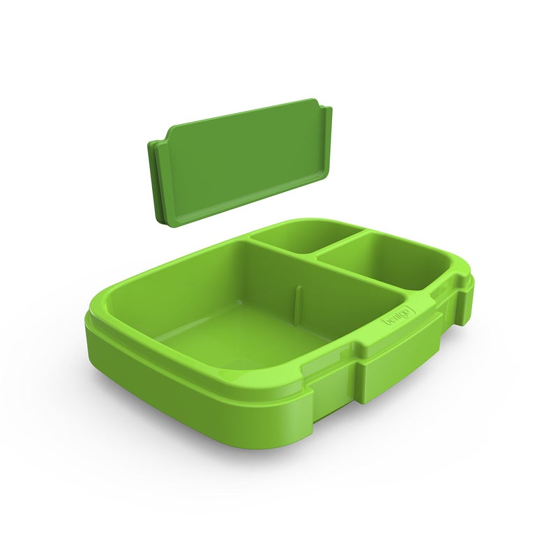 Bentgo Fresh Tray (Green) with Transparent Cover - Reusable, BPA-Free, 4-Compartment Meal Prep Container with Built-In Portion Control for Healthy At-Home Meals and On-the-Go Lunches - Image 4