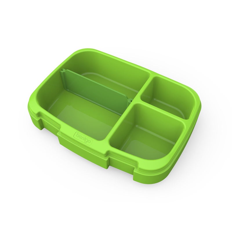Bentgo Fresh Tray (Green) with Transparent Cover - Reusable, BPA-Free, 4-Compartment Meal Prep Container with Built-In Portion Control for Healthy At-Home Meals and On-the-Go Lunches - Image 5