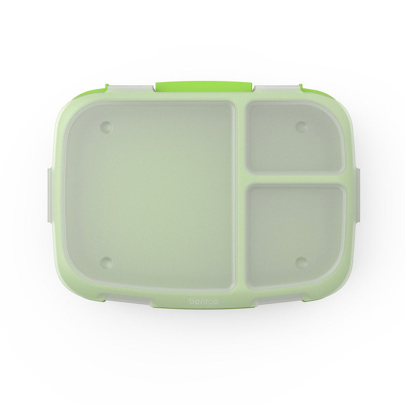 Bentgo Fresh Tray (Green) with Transparent Cover - Reusable, BPA-Free, 4-Compartment Meal Prep Container with Built-In Portion Control for Healthy At-Home Meals and On-the-Go Lunches - Image 3