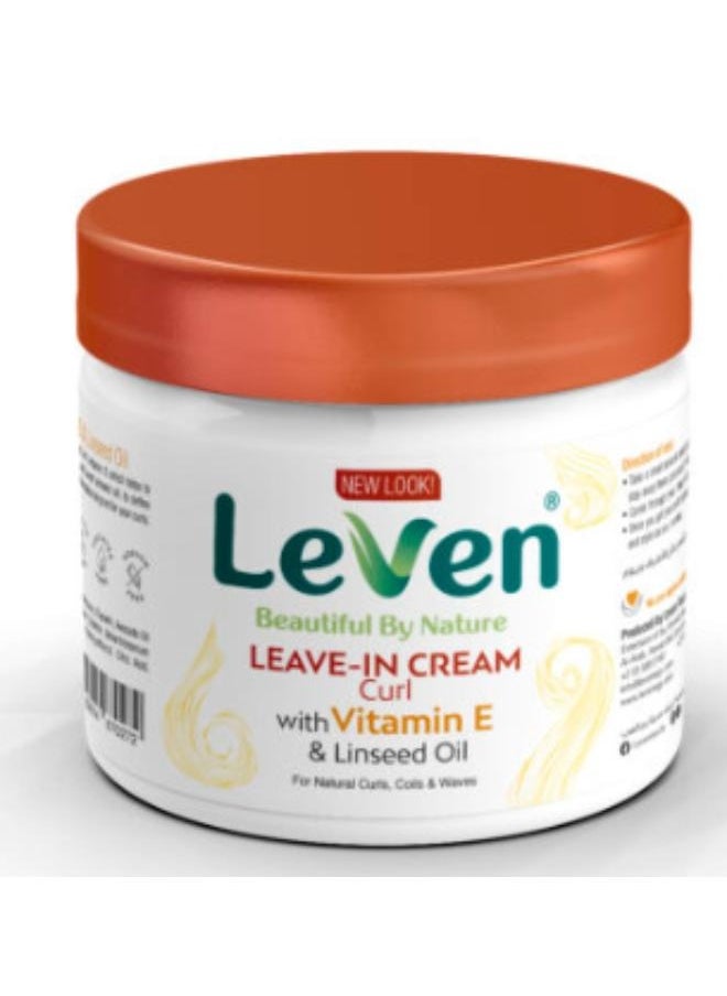 LEAVEN - Leave-in Curl Cream with Vitamin E and Flaxseed Oil 495 ml - Image 1