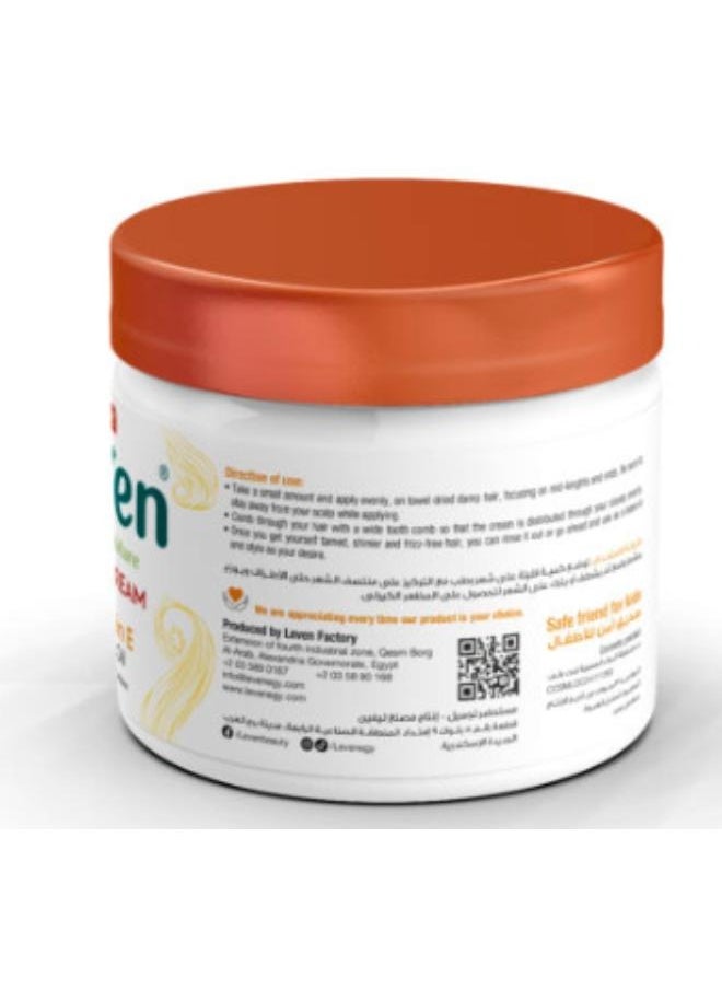 LEAVEN - Leave-in Curl Cream with Vitamin E and Flaxseed Oil 495 ml - Image 1