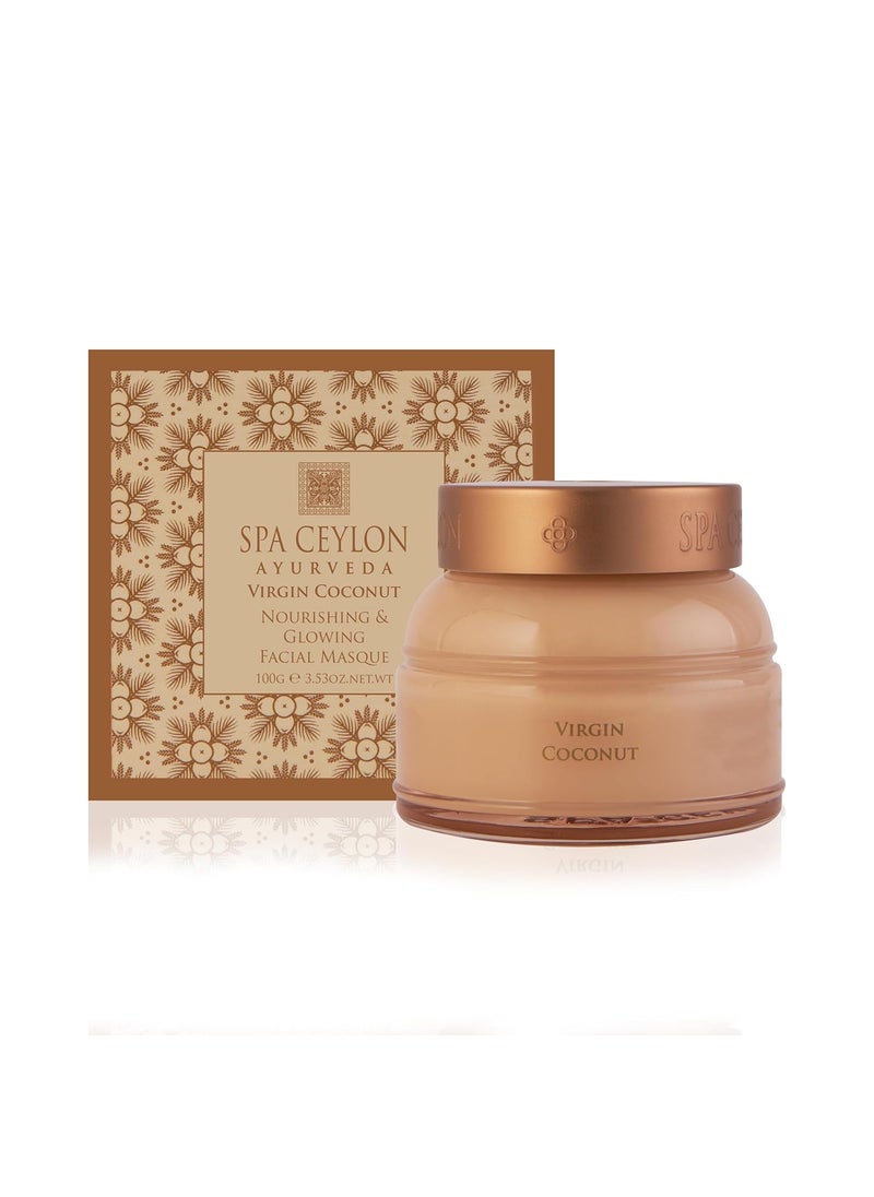 spa ceylon SPA CEYLON Virgin Coconut Nourishing  Glowing Facial Masque  Deep Purification  Skin Comfort  Suitable for all skin types 