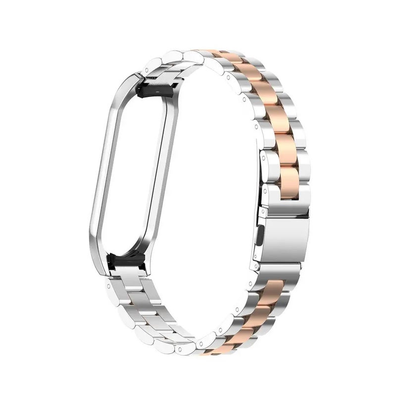 Bluejw Screwless Stainless Steel Metal Replacement Watch Band Bracelet for Xiaomi Series - Image 1