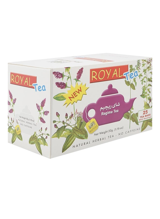 Royal Herbs Herbs Regime Tea 25 Filter Pack of 25 - Image 2