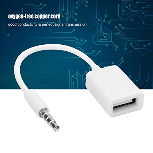Thincol Audio Cable Adapter 3.5mm Male AUX Plug Jack to USB Female Cord CD Players PC AUX Cables Adapter for Conference Education Entertainment Games Cinema Restaurants - Image 5