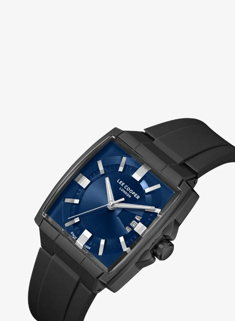 Lee Cooper Men's Silicone DATE Watch LC08349.096 - 38X47 mm