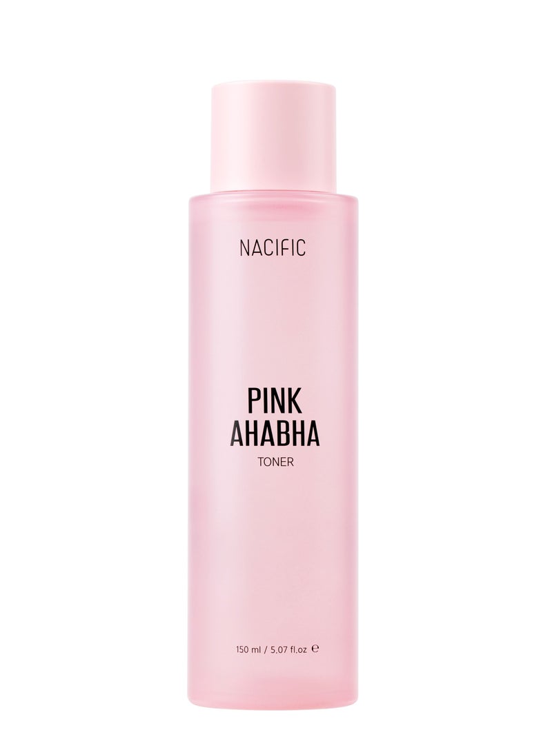 NACIFIC Pink AHABHA Toner – AHA BHA Exfoliating Facial Toner for Smoother-Looking Skin and Refined Pores 150ml - Image 1