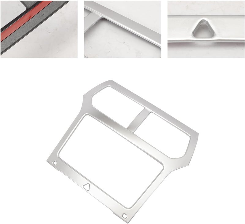 FanPaYY Car Dashboard Console Navigation Cover Frame Trim for Ford Explorer 2011-2015 - Image 4