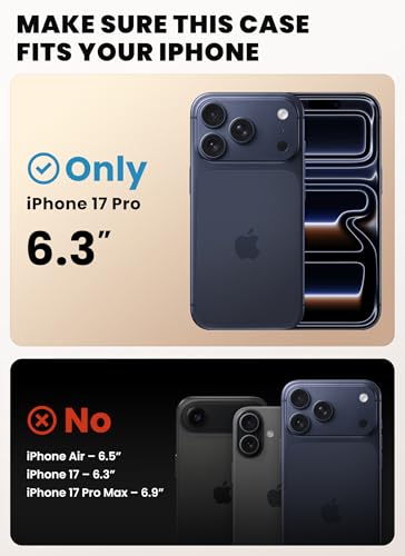 I-blason iBlason AllinOne for iPhone 17 Pro Case MagSafe with Stand 360 FullBody with Builtin 9H Glass Screen Protector Camera Control Ring Kickstand MilitaryGrade Heavy Duty Protection Black - Image 3