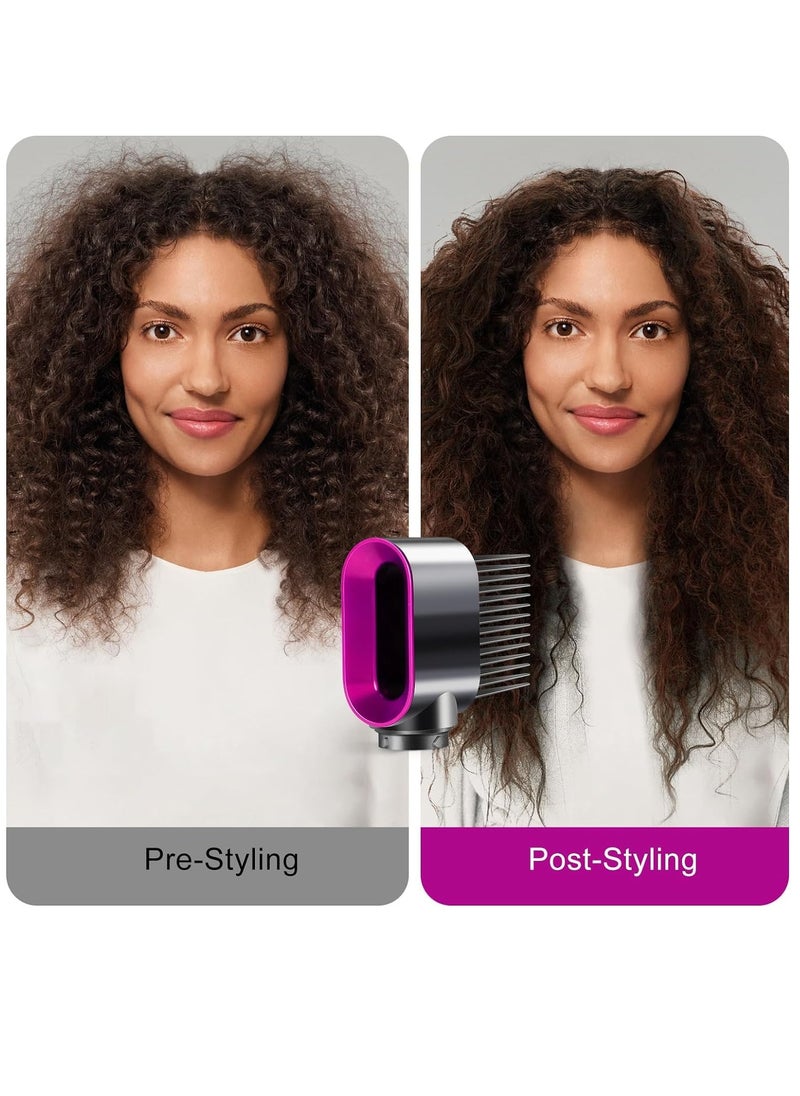 SYOSI - Styling Air Nozzle with Wide-tooth Comb Attachment for Dyson Airwrap Styler HS01 HS05 for Curly and Coily Hair - Image 1
