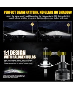 Other Manufacturer H7 LED Light Bulb 360° 16000LM 80W for 12V Car 6500K White  - Image 5