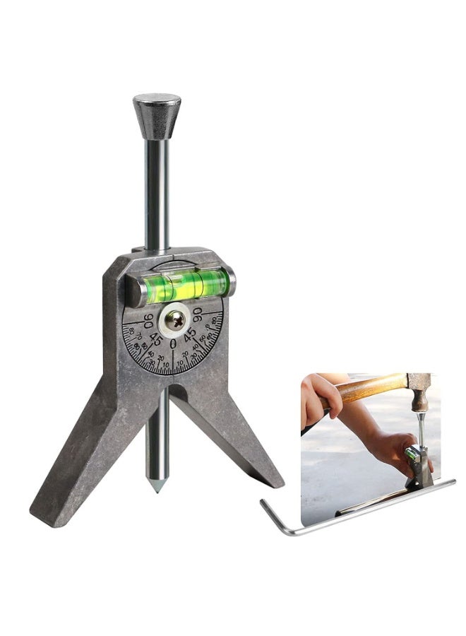 M MIAOYAN Pipe Center Finder Tool | Safety Pipe Center Marker Ruler with Bubble Level | Pipe Measuring & Marking Tool - Image 1