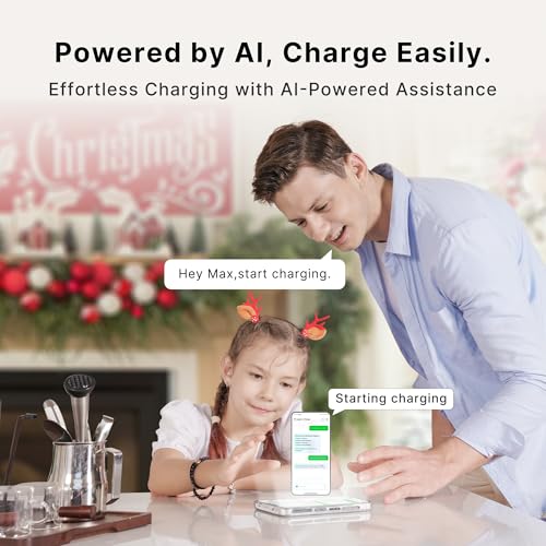 Autel Level 2 EV Charger 40 Amp Home Smart AI Electric Vehicle (EV) Charger, Wi-Fi and Bluetooth Enabled EVSE, with in-Body Holster and 25-Foot Cable NEMA 14-50 Plug(Dark Gray) - Image 3