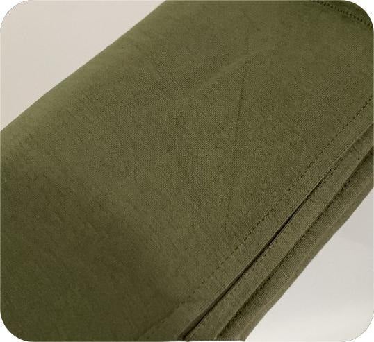 70x170 Modal Cotton Ladies Soft Scarf 22 Army Green 