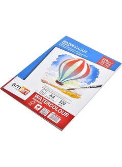 Smart Smart 2832 High Qality A4 Sketchbook 12 White Sheets Watercolour Paper Size 21x29.7cm 320gm For Drawing, Art - Multi Color  - Image 2