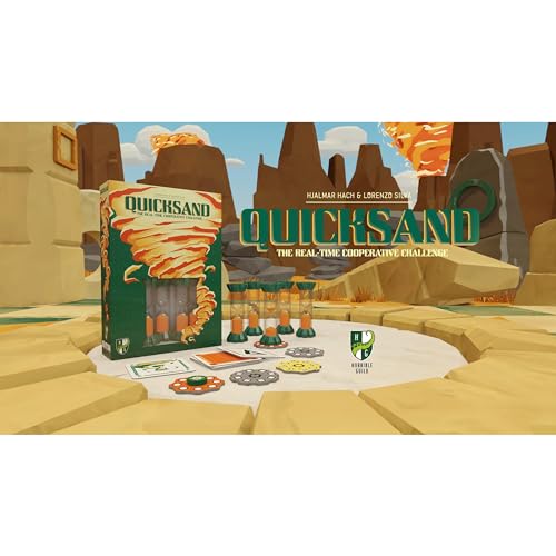 Horrible Guild Quicksand Real Time Cooperative Board Game Time Management Deactivate Traps to Keep The Sand Timer Going Ages 8 17 Players - Image 5
