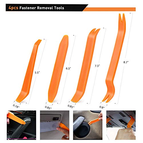 GOOACC 480PCS Bumper Retainer Clips with Fastener Remover Car Plastic Rivets Push Retainer Kit -Door Trim Panel Clips for Toyota GM Ford Honda Acura Chrysler - Image 5