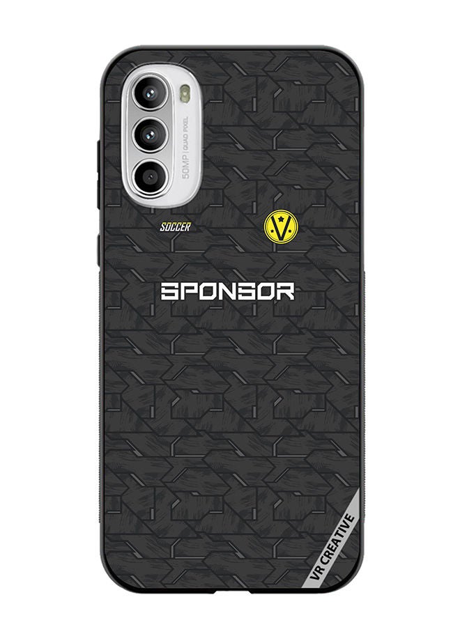 VR CREATIVE Protective Case Cover For Motorola Moto G82 Soccer Jersey Design Multicolour  - Image 1