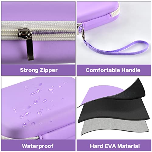 GWCASE Digital Camera Case Compatible with CAMKORY/for YISENCE/for VAHOIALD/for Kodak Pixpro/for Canon PowerShot ELPH 180 190/ for Sony DSCW800 DSCW830 Kids Camera with SD Card and Cable -Purple - Image 4